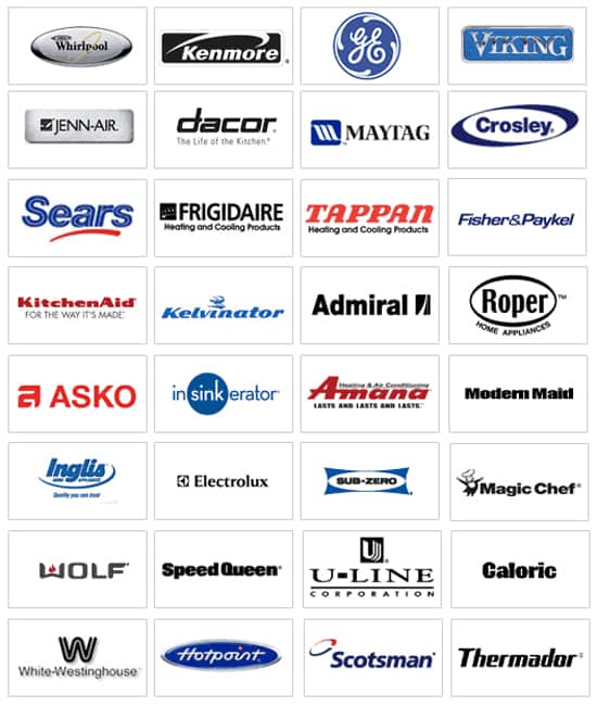 brands we repair